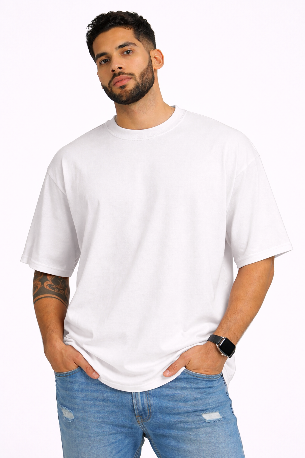 Camiseta overside manga corta
